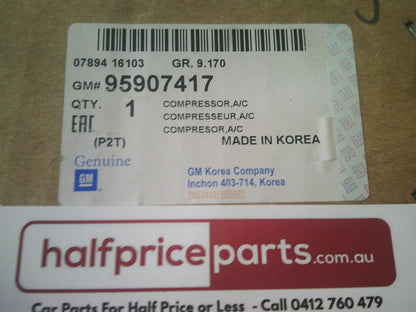Holden TK Barina Genuine Air Conditioning Compressor New Part