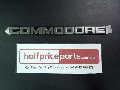 Holden VH Commodore Genuine Boot Badge New Part