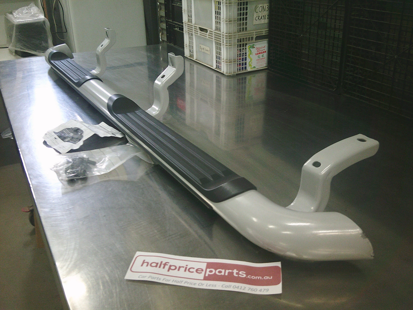 Ford Ranger Wildtrak Dual Cab PX-PXII Genuine Side Step Kit Silver - New Part