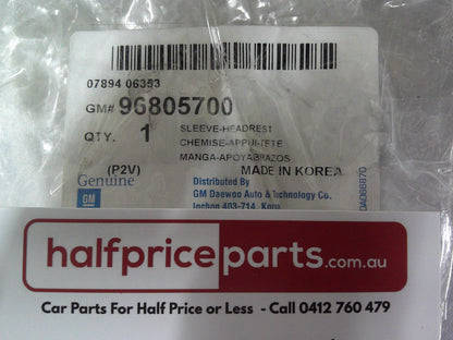 Holden Epica Genuine Headrest Seat Rest Sleeve New Part