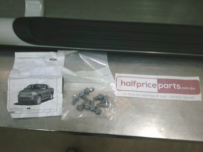 Ford Ranger Wildtrak Dual Cab PX-PXII Genuine Side Step Kit Silver - New Part