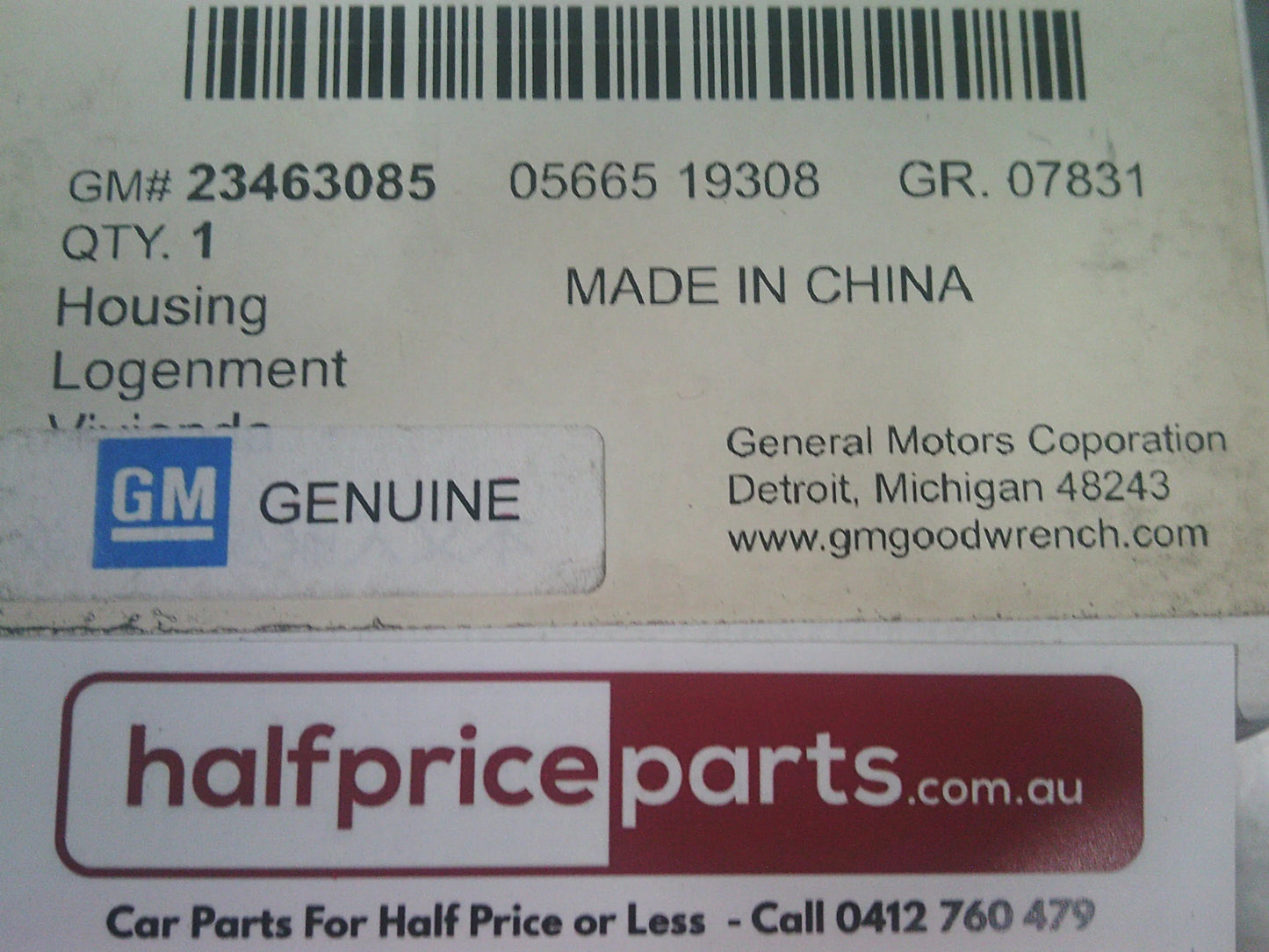 Holden Equinox Genuine Right Hand Front Park Assist Bracket New Part