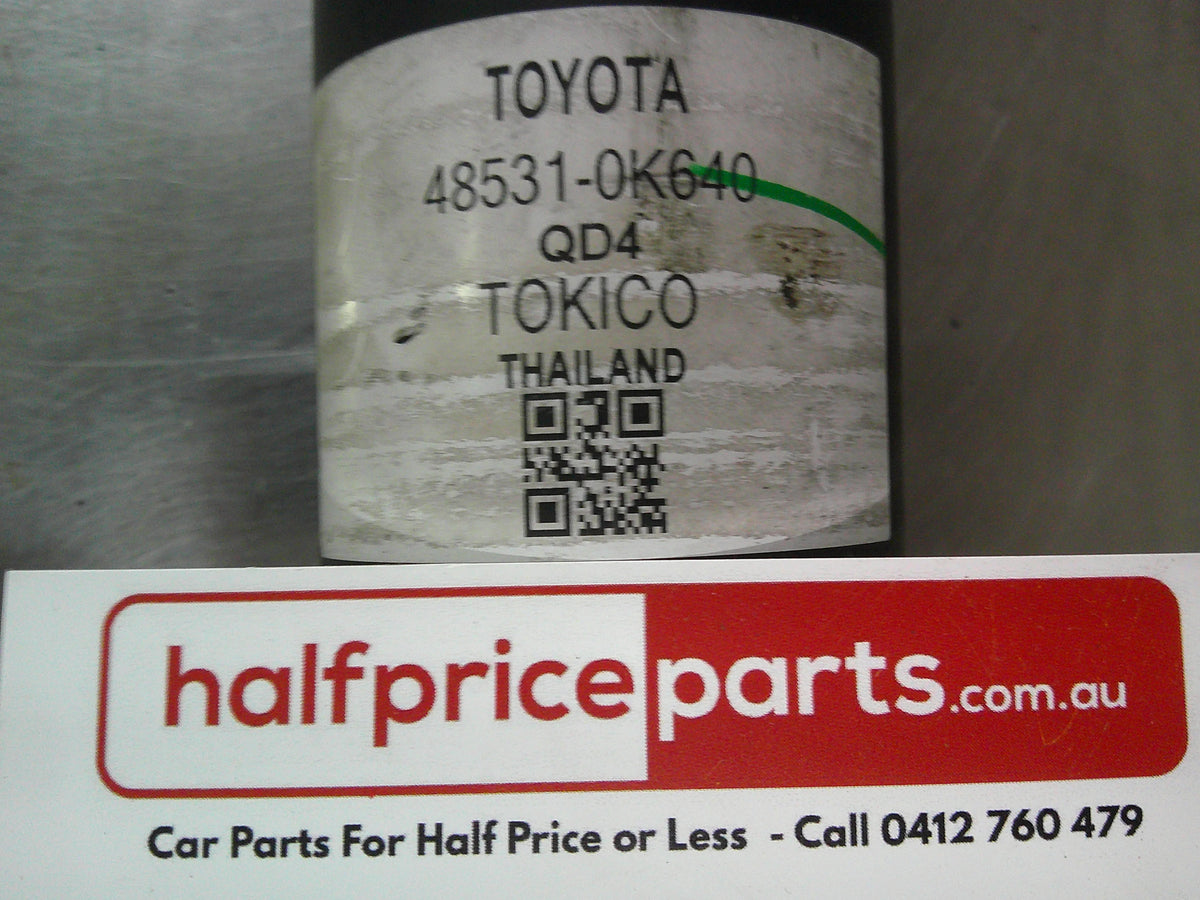 Toyota Hilux GUN126L Dual Cab Genuine Rear Shock (Sold As Pair Only) Used Part VGC