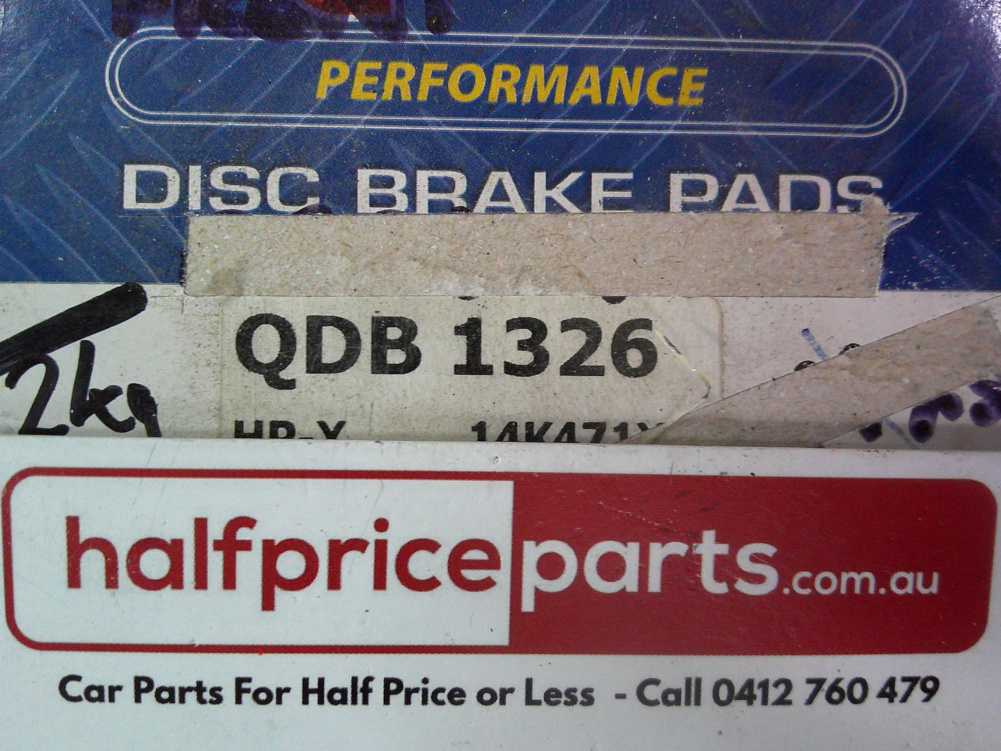 QFM Front Brake Pads Suits Ford/Mazda New Part