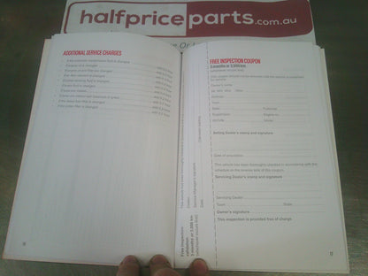 Holden JH Cruze Genuine Service/Warranty Booklet New Part