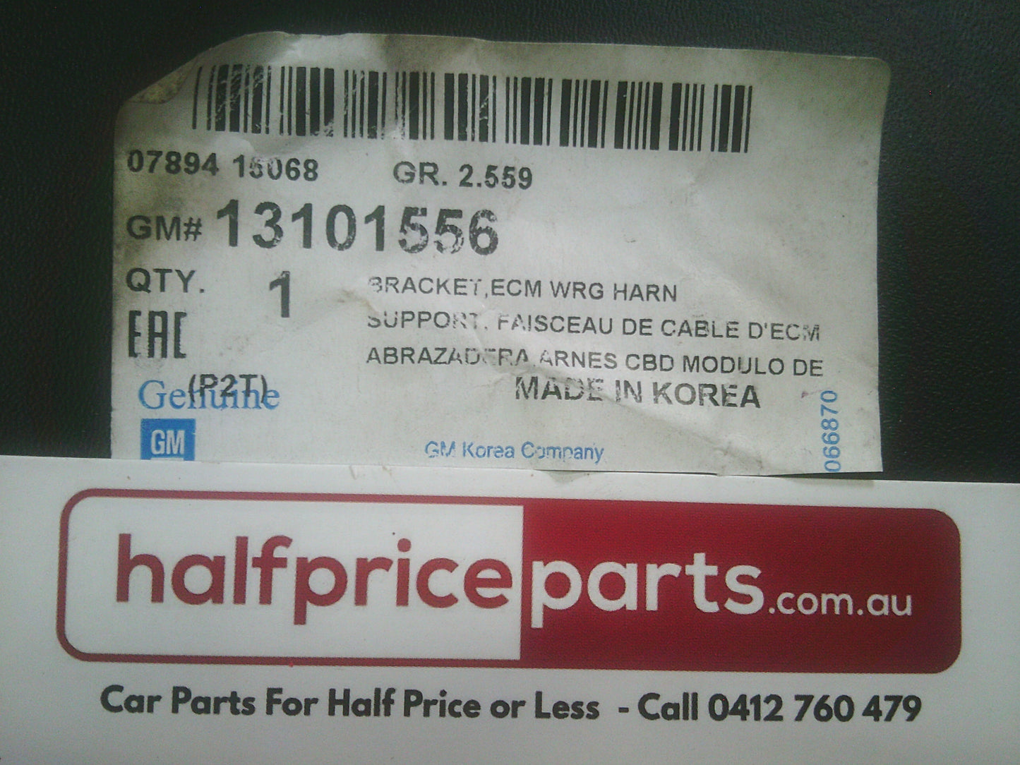 Holden JG Cruze Genuine Plastic Wiring Bracket New Part