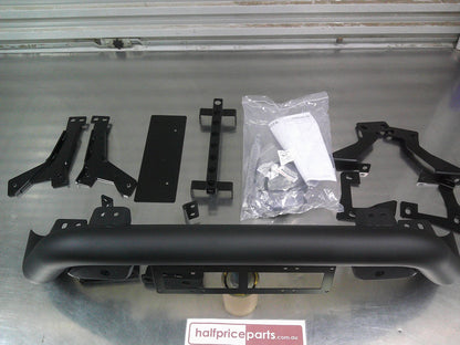 Toyota Landcruiser 300 Series Genuine Black Nudge Bar Kit With Spot Light Tabs Complete Kit New Part