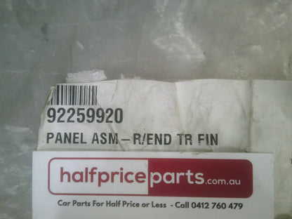 Holden VE Commodore Wagon Genuine Rear Tailgate Inner Panel Assembly Trim New Part