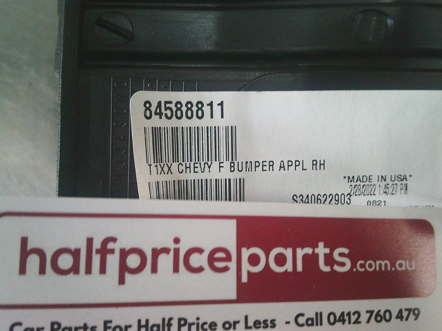 Holden GM Chevrolet Silverado Genuine Right Hand Front Lower Bumper Trim New Part