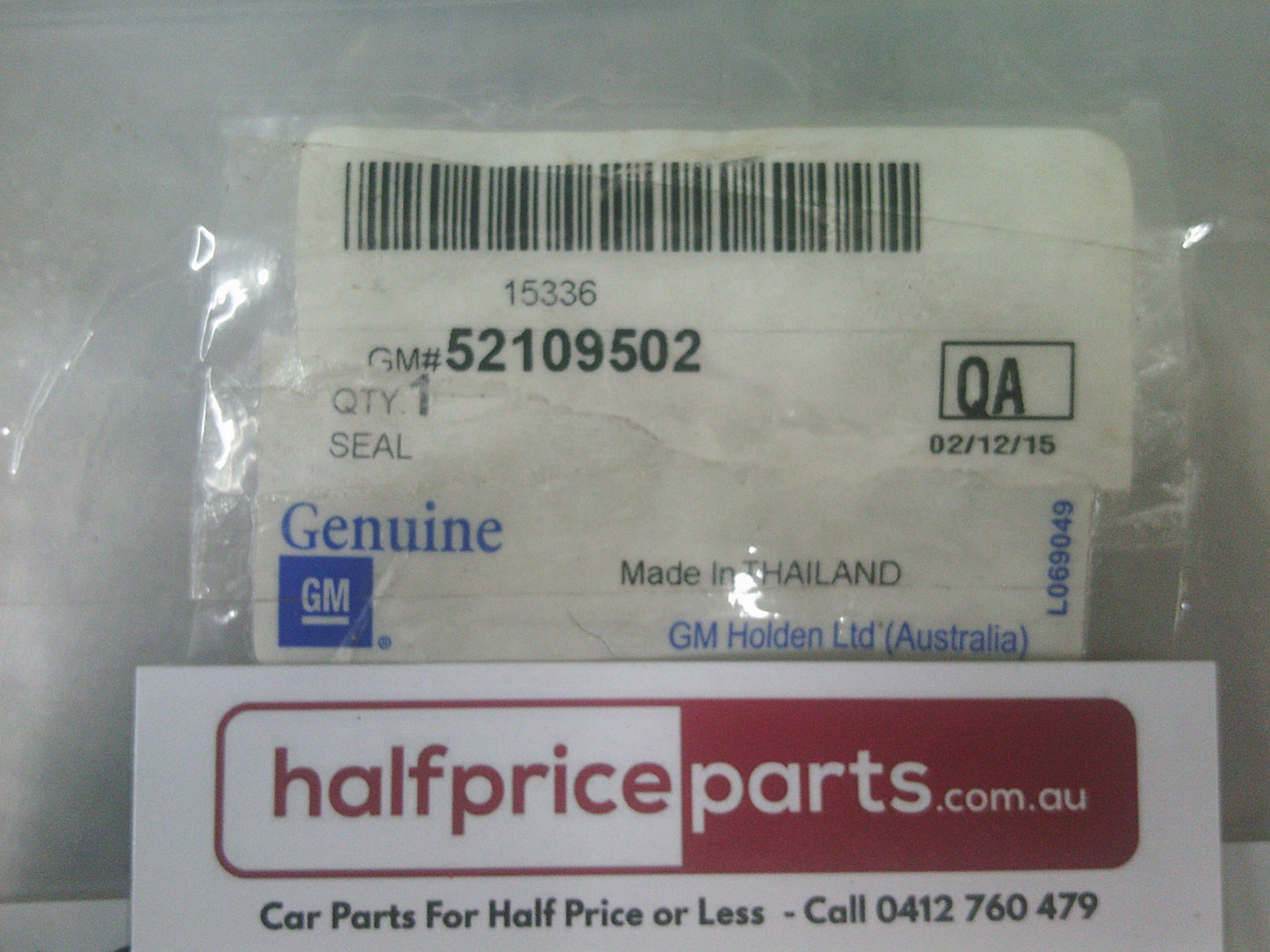 Holden RG Colorado Tonneau Rails Cover Seal - New Part
