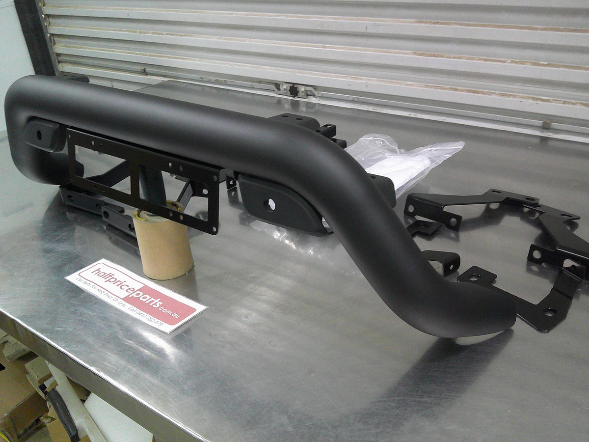 Toyota Landcruiser 300 Series Genuine Black Nudge Bar Kit With Spot Light Tabs Complete Kit New Part