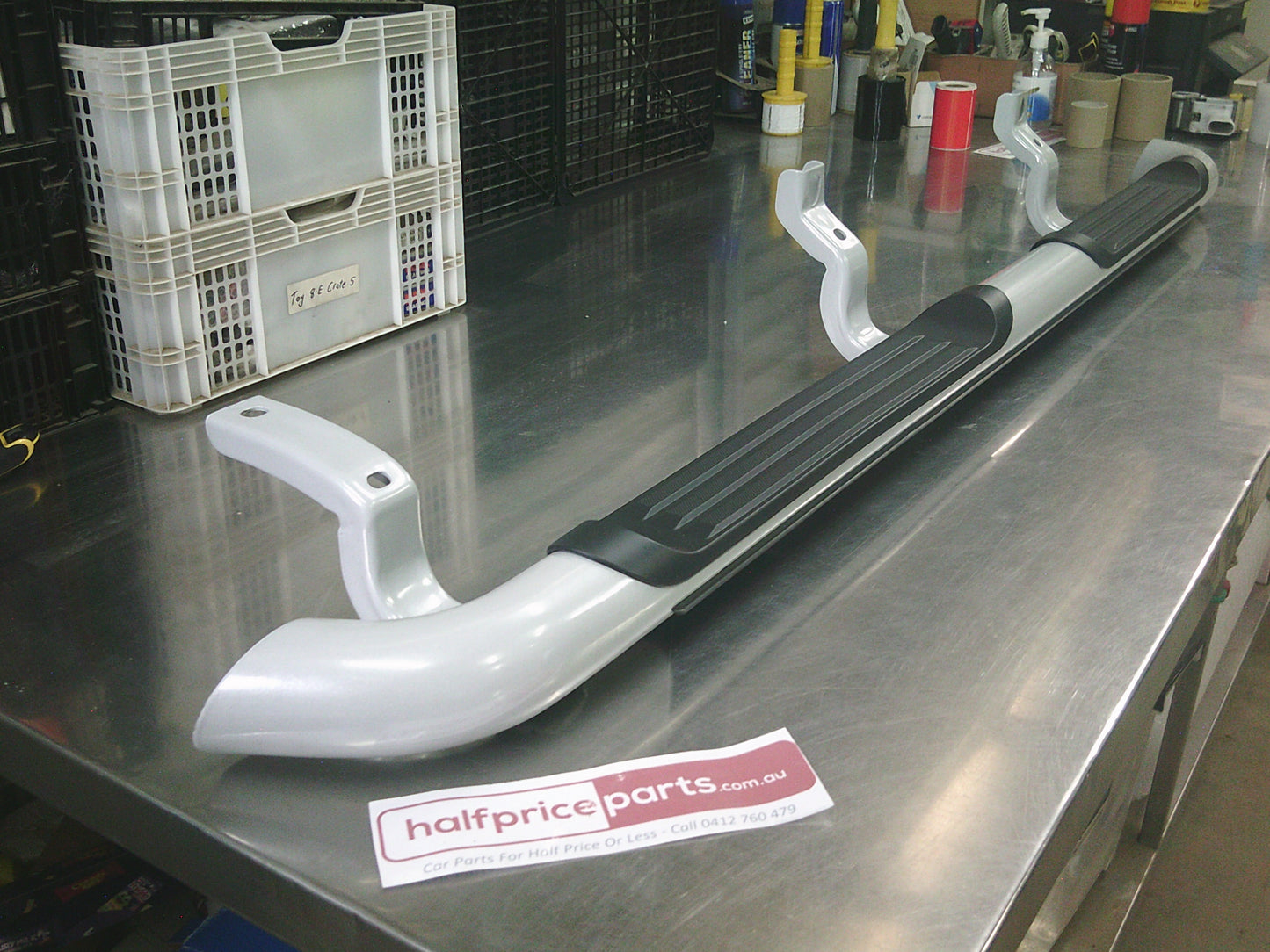 Ford Ranger Wildtrak Dual Cab PX-PXII Genuine Side Step Kit Silver - New Part (Copy)