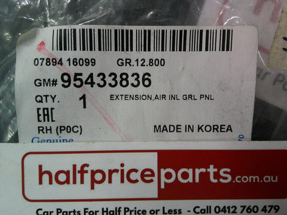 Holden CG Captiva Genuine Air Inlet Grille Panel Extension New Part