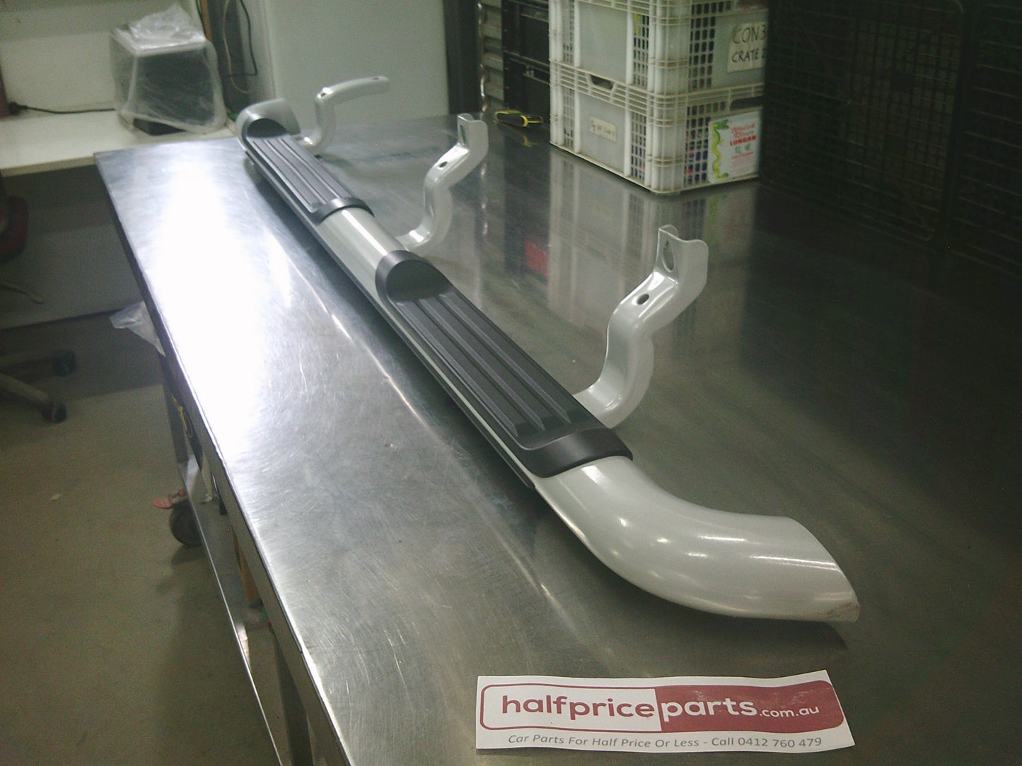 Ford Ranger Wildtrak Dual Cab PX-PXII Genuine Side Step Kit Silver - New Part (Copy)