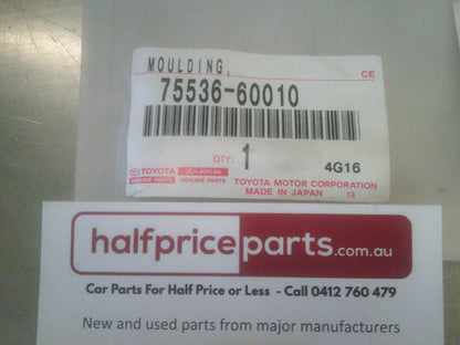 Toyota Landcruiser Prado Genuine Lefthand Windscreen Moulding New Part