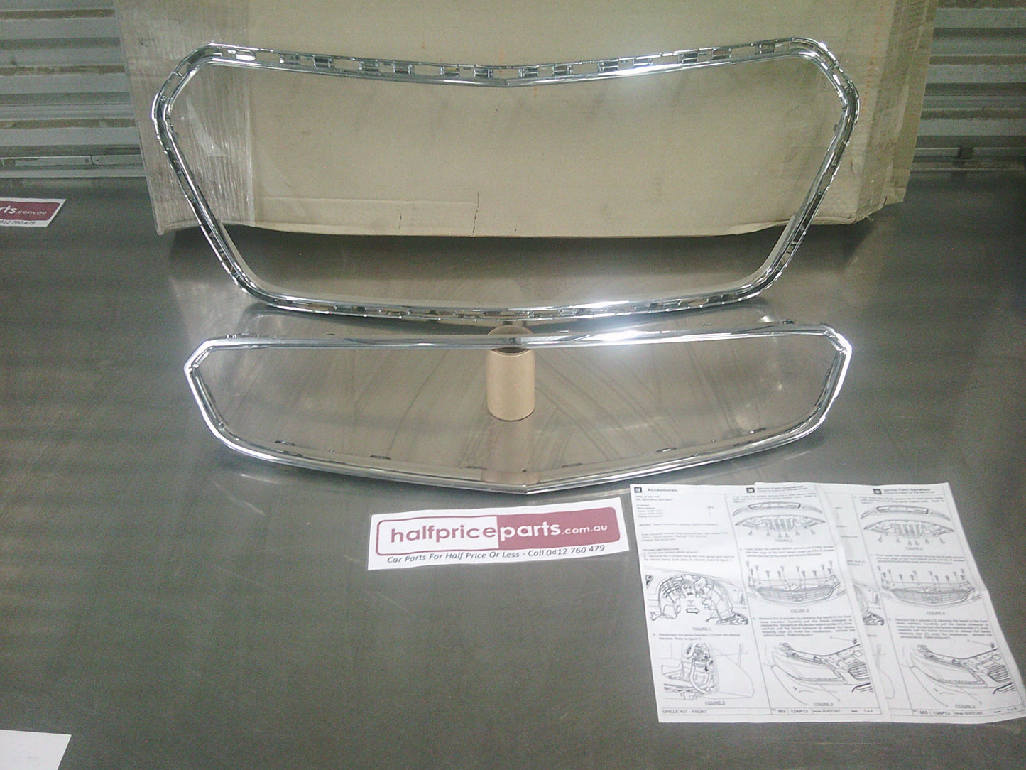 Holden VF II SS/SSV Series II Genuine Upper and Lower Chrome Grille Surrounds  - New Part