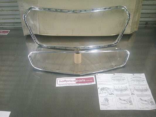 Holden VF II SS/SSV Series II Genuine Upper and Lower Chrome Grille Surrounds  - New Part