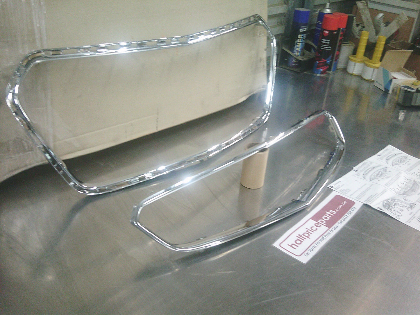 Holden VF II SS/SSV Series II Genuine Upper and Lower Chrome Grille Surrounds  - New Part