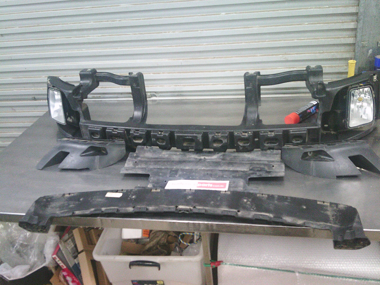 Ram 1500DS Genuine Front Bumper Complete With Fog Lights (RED)Used Part VGC