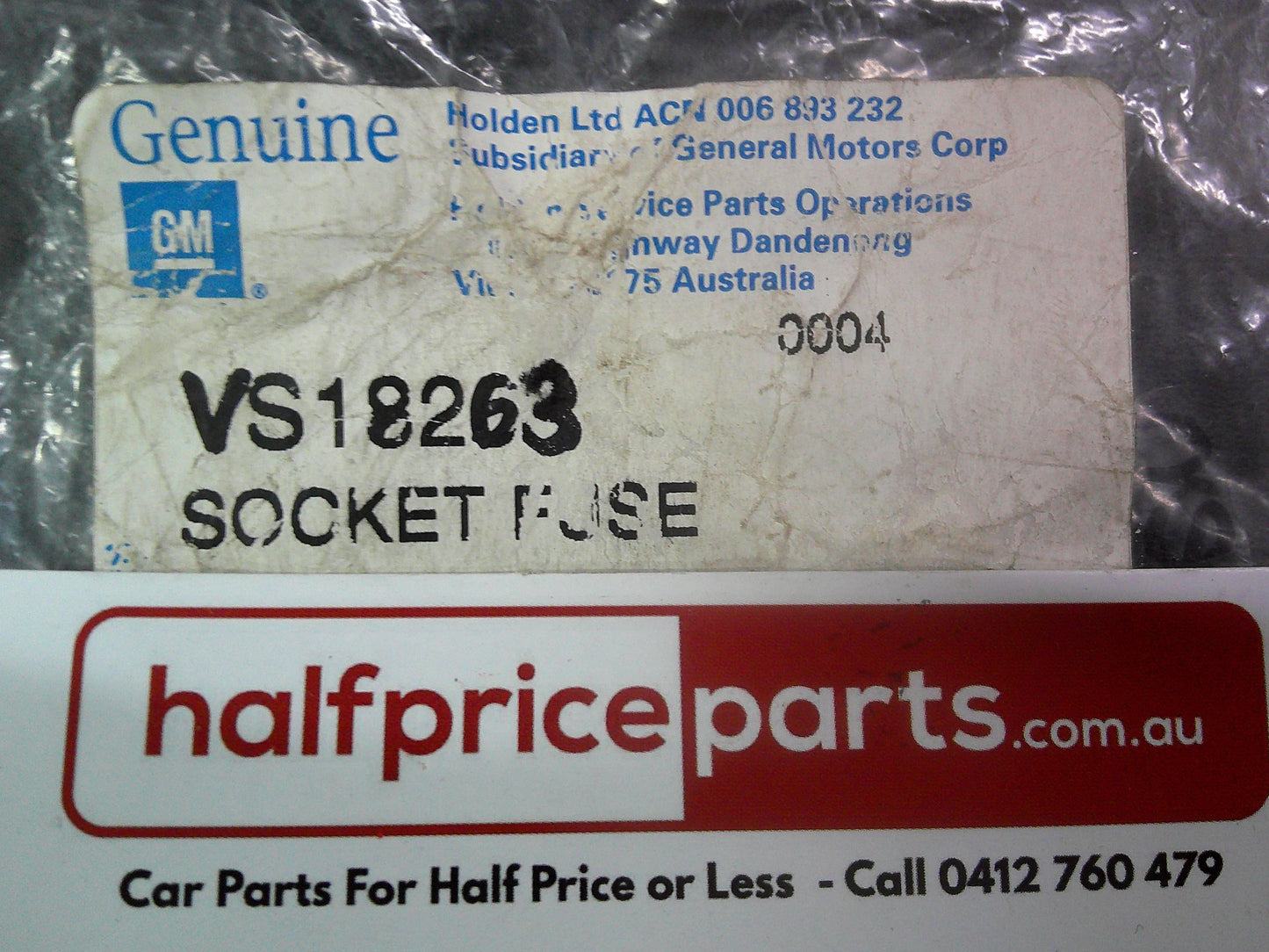 Holden VP/VR/VS/VT/VX Commodore Genuine Fuse Socket New Part