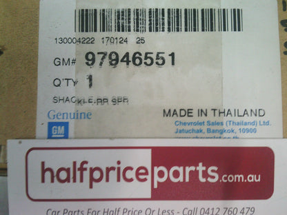 Isuzu D-MAX /Holden RG Colorado Genuine Rear Suspension Shackle - New Part