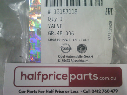 Holden Astra/Zafira/Vectra/Insignia Genuine Stainless Tyre Valve Set Of 4 Only New Part