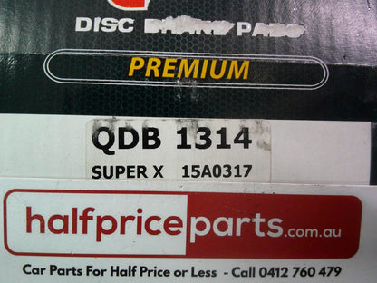 QFM Front Brake Pad Set Suits Toyota Starlet New Part