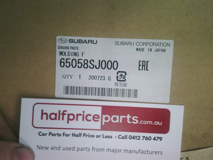 Subaru Forester Genuine Front Windscreen Reveal Molding New Part