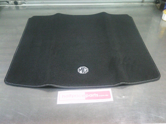 MG ZS Genuine Rear Cargo Carpet Mat (Black With White Decal) New Part