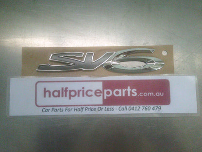 Holden VE Commodore SV6 Decal New Part