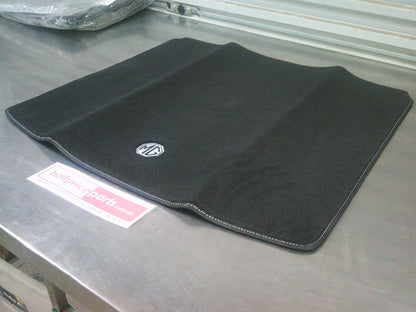 MG ZS Genuine Rear Cargo Carpet Mat (Black With White Decal) New Part