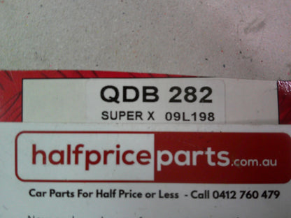 QFM Rear Brake Pad Set Suits Toyota Celica/Cressida New Part