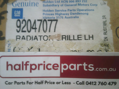 Holden VT/VX Commodore Genuine Front Grille Insert Left Hand New Part
