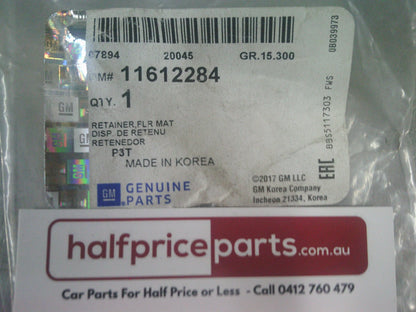 Holden Barina Spark Genuine Auxiliary Carpet Floor Mat Retainer New Part