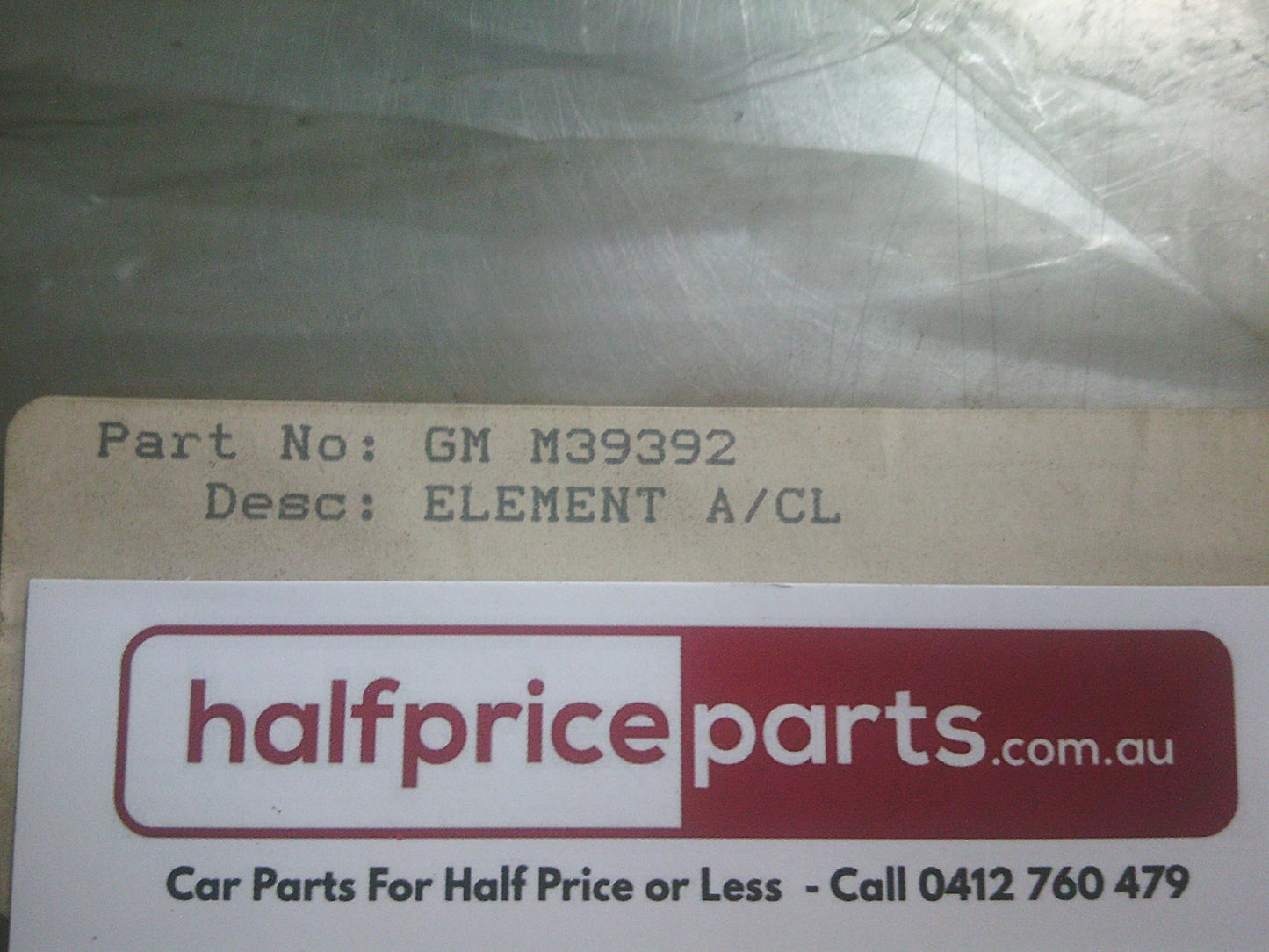 Holden LB/LC Astra Genuine Air Filter - New Part