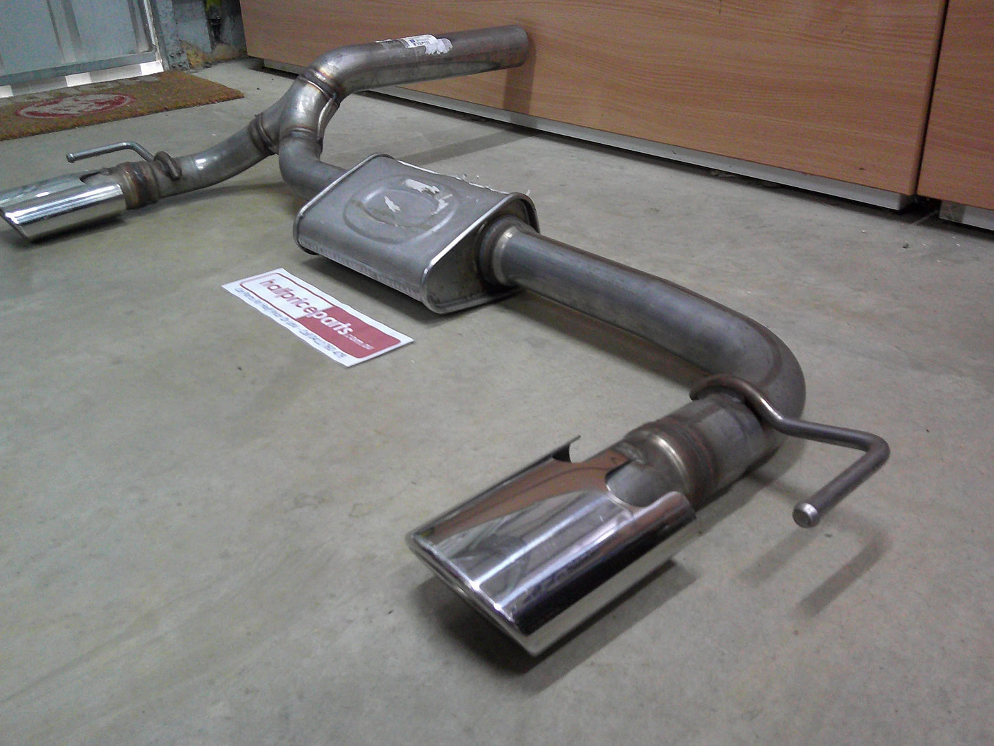Holden CJ Casdada Convertible Genuine Rear Muffler And 2 Chrome Tips New Part