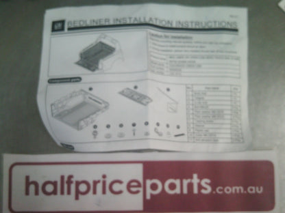 Holden RG Colorado Z71 Genuine Tailgate Liner Fitting Kit New Part