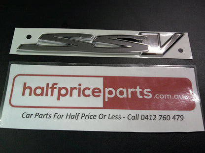 Holden VE/VF/SS/SSV Commodore Genuine Rear SSV Emblem New Part