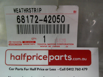 Toyota Rav4 Genuine Left Hand Front Door Glass Inner Weatherstrip New Part