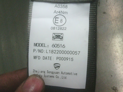 Foton Aumark Genuine Front Right Seat Belt Assembly New Part