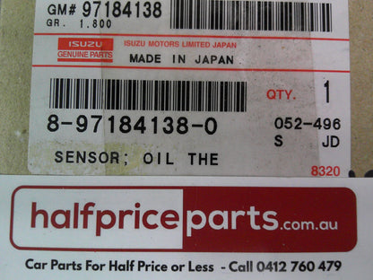 Holden Jackaroo Genuine Oil Thermo Sensor New Part