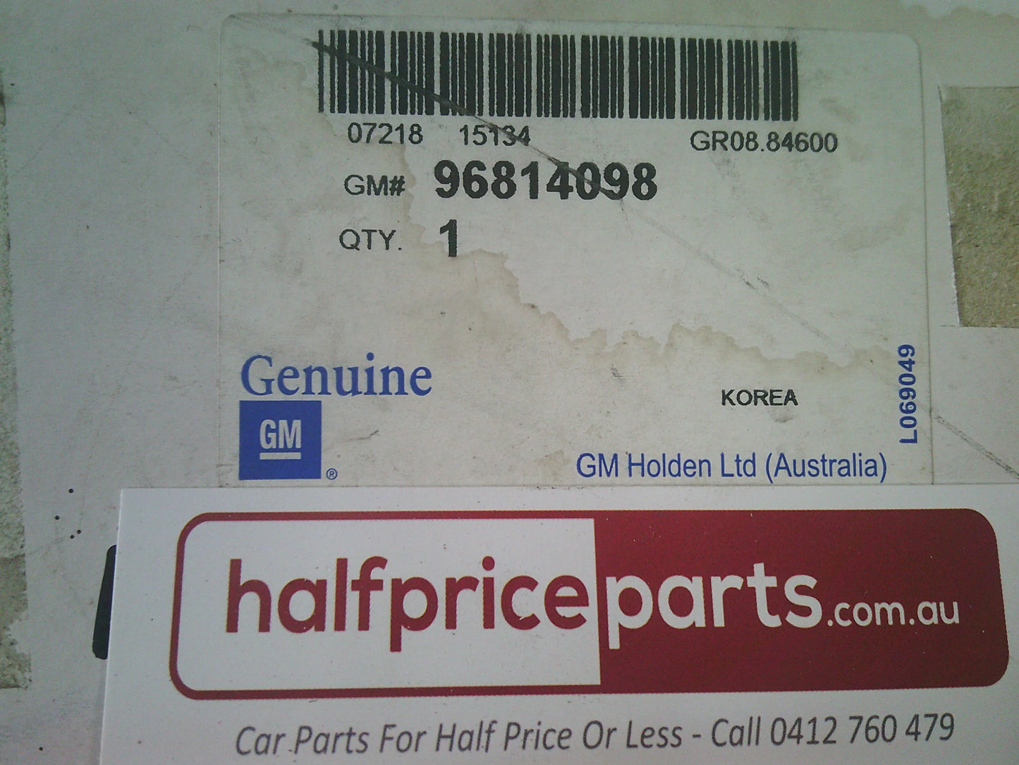 Holden TK Barina/Deawoo Lanos/Nubira Genuine Timing Belt New Part