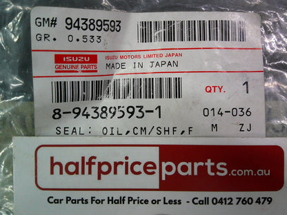 Isuzu/Holden TF Rodeo Genuine Engine Camshaft Oil Seal New Part