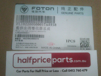 Foton Aumark Genuine Front Right Seat Belt Assembly New Part