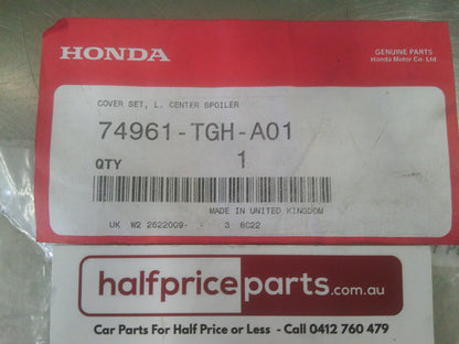 Honda Civic Genuine Left Hand Centre Spoiler Cover New Part