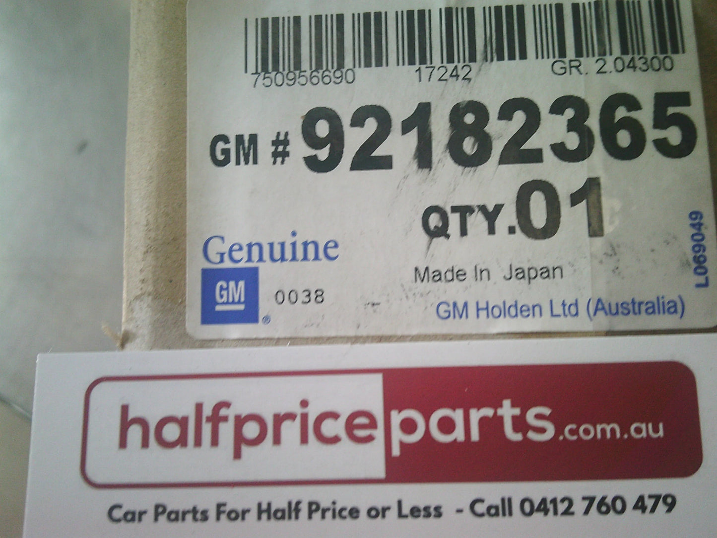 Holden Genuine VZ/VE Commodore/WL Statesman/Adventra/VZ Crewman V6 Genuine Alloytech Starter Motor New Part
