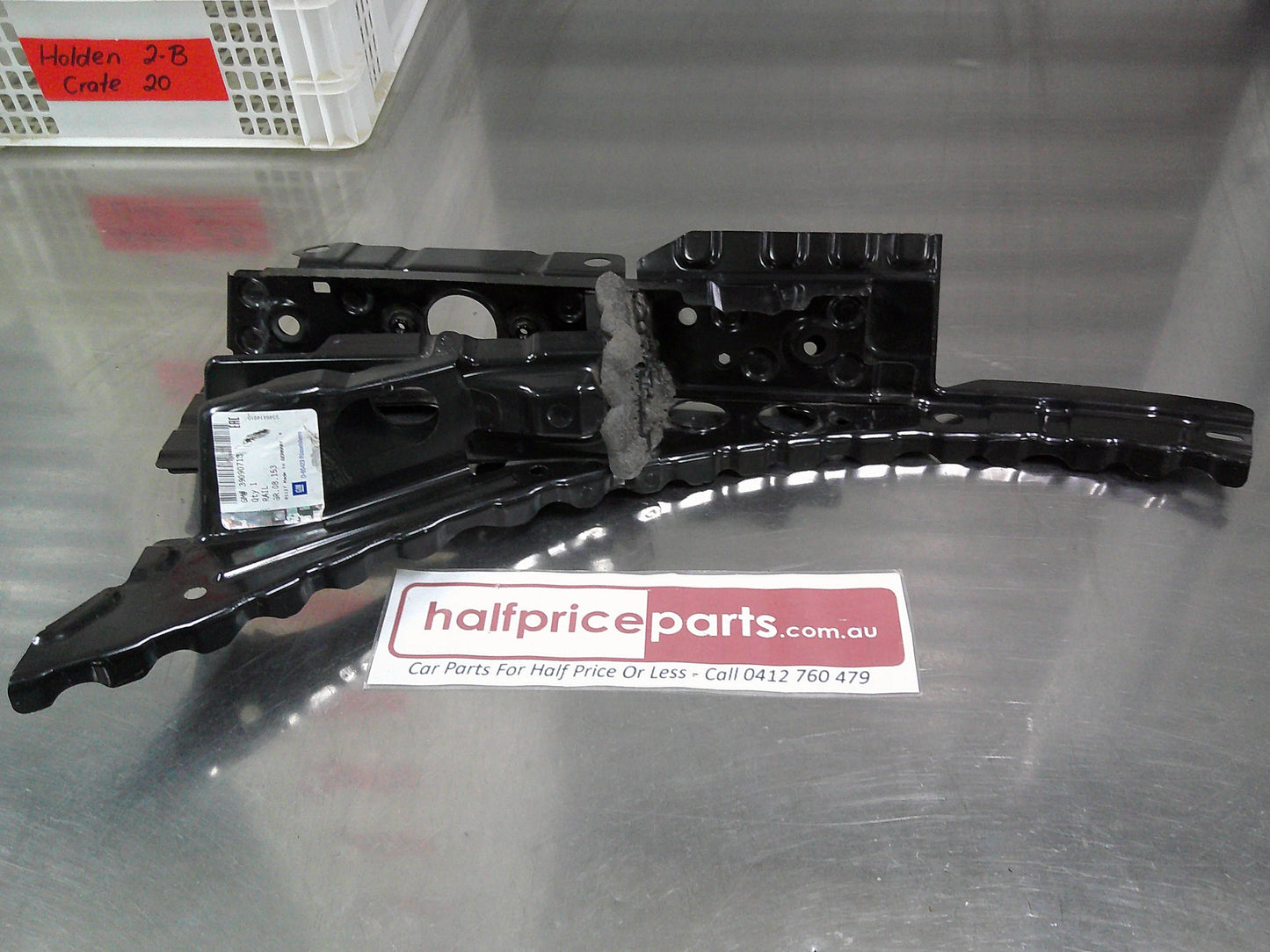 Holden ZB Commodore Genuine Left Hand Front Compartment Upper Side Rail New Part