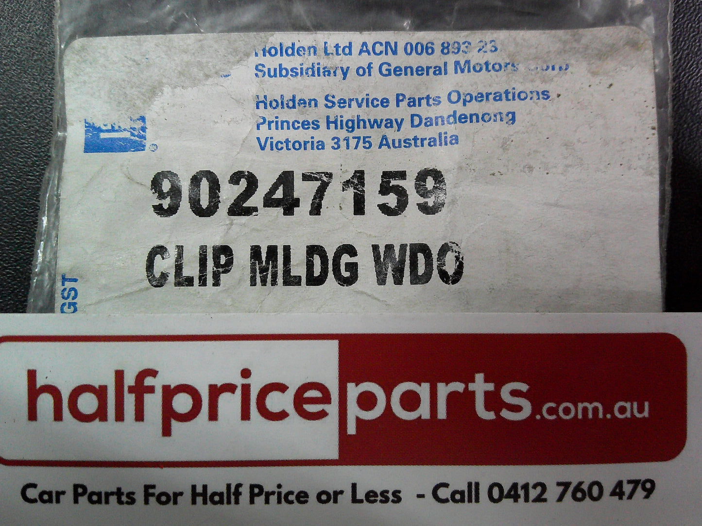 Holden VP Commodore Genuine Rear Quarter Panel Mounting Clamp New Pat
