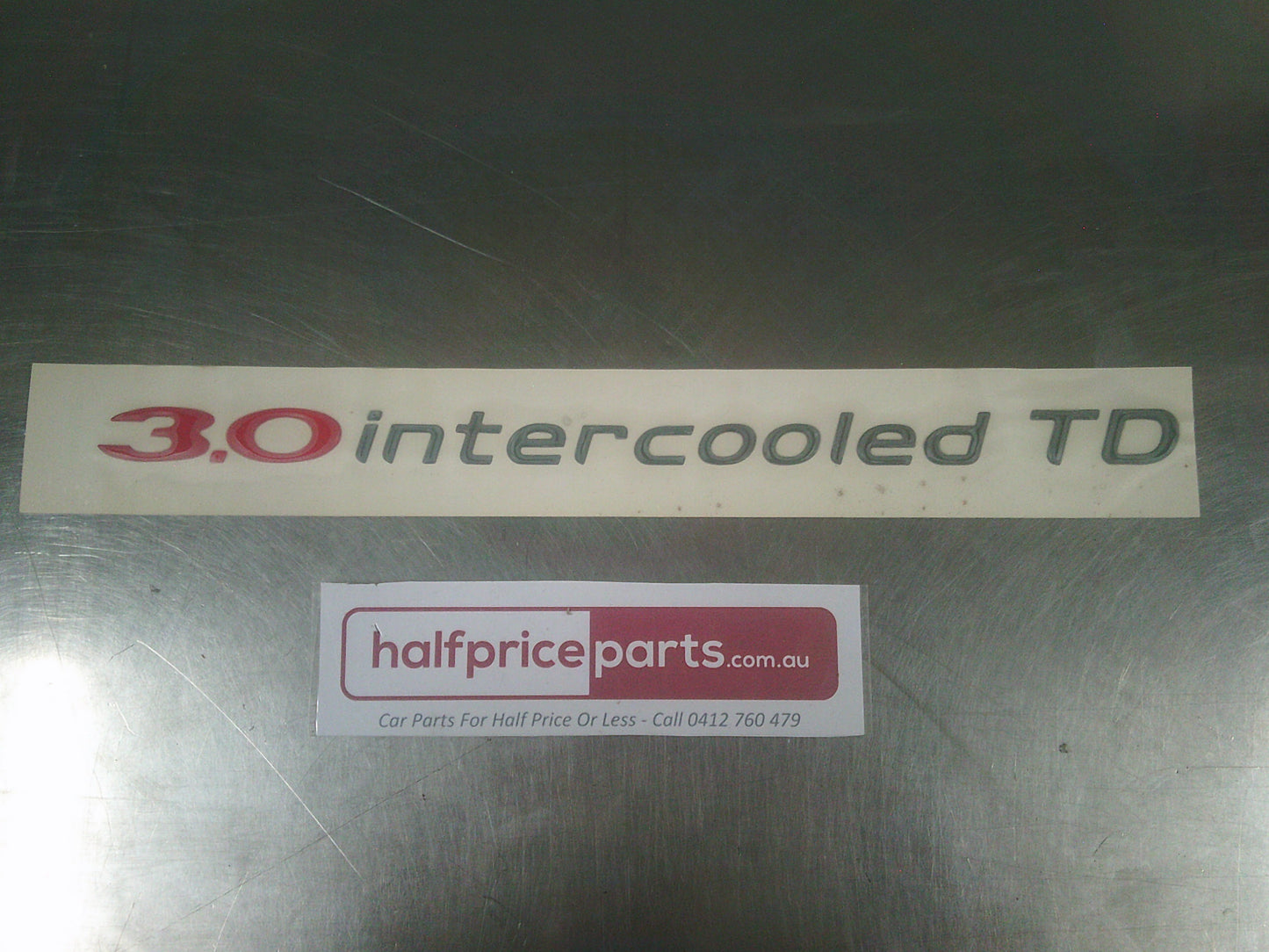 Holden TF Rodeo Genuine 3.0 intercooled TD Decal New Part
