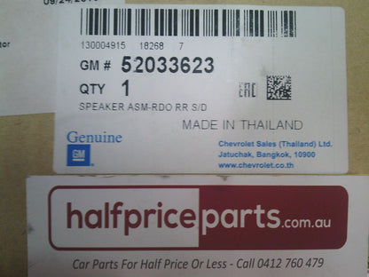 Holden RG Colorado LTZ/ Trailblazer Genuine Rear Door Speaker Assembly New Part